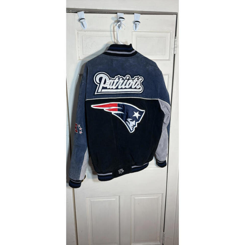 New England Patriots Large Leather Jacket